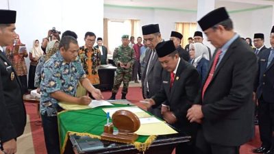 Wakil Bupati Rejang Lebong Lantik 19 Pejabat Eselon II