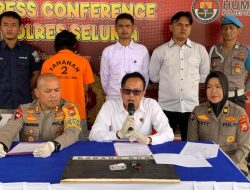 Miliki Sabu, Pemuda Bengkulu Tengah Terancam 12 Tahun Penjara