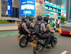 Ratusan Polisi Patroli, Jaga Jakarta Tetap Aman