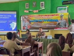 Police Goes to School, Edukasi Pelajar SMPN 9 tentang Tertib Lalu Lintas