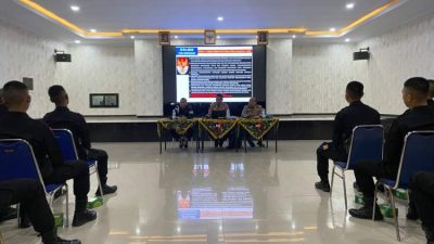 Bidpropam Gelar Sosialisasi Whistle Blower System dan SP4N LAPOR di Satbrimobda Bengkulu