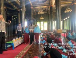 Ditlantas Polda Bengkulu Edukasi Tertib Lalu Lintas di SDIT Al Qiswah