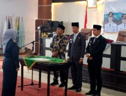 Bupati Rejang Lebong Lantik Elva sebagai Penjabat Sekretaris Daerah