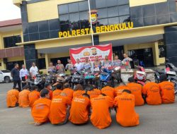 Polresta Bengkulu Ungkap 17 Kasus Selama Operasi Musang Nala 2025