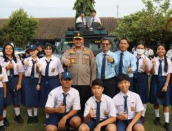 Edukasi Kamtibmas dan Nasionalisme di SMP Sint Carolus