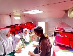 Ditpolairud Gelar Perpustakaan Terapung, SD IT Firdaus Bengkulu Antusias Berkunjung