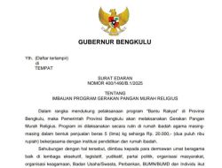 Beras 5 Kg Cuma Rp20 Ribu, Helmi Hasan Hadirkan Solusi Religius