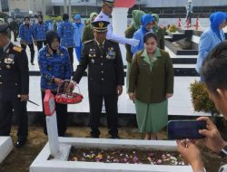 Peringati HUT ke-80 TNI, Korem 041/Gamas Gelar Ziarah Nasional di TMP Balai Buntar