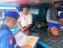 Ditpolairud Patroli di Perairan Muara Dua