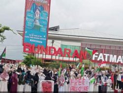 KAMMI Bengkulu Gelar Aksi Damai Bela Palestina, Galang Dana di Tengah Konvoi