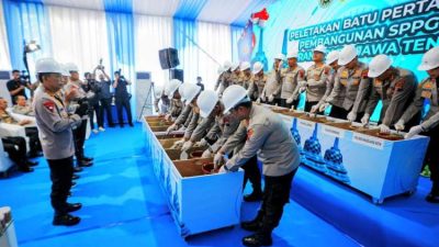Kapolri Resmikan 32 Dapur Gizi, Groundbreaking 27 Lagi di Jateng