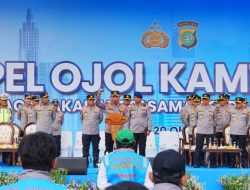 Kapolri Ajak Ojol Bersinergi Jaga Kamtibmas di Apel Monas