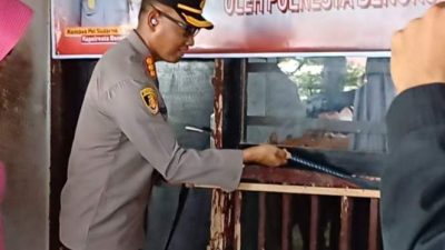Kapolresta Bengkulu Bedah Rumah Personel, Anggaran dari Sedekah Anggota