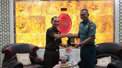 Kajati Bengkulu dan Danlanal Bengkulu Perkuat Sinergi Penegakan Hukum dan Keamanan Maritim