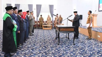 Rotasi Jabatan di Pemkot Bengkulu, 7 Pejabat Eselon II Dilantik