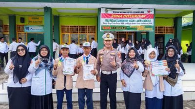 Dirlantas Polda Bengkulu Ajak Siswa MTSN 1 Disiplin dan Jauhi Narkoba