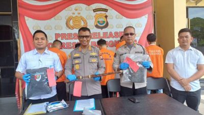 Polresta Bengkulu Ungkap Kasus Pengeroyokan di Tempat Hiburan, Lima Pelaku Diamankan