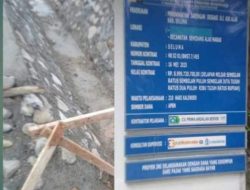 BWS Diduga Langgar Aturan, Kerjakan Proyek Sebelum Kontrak Ditandatangani