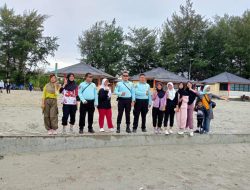 Ditpamobvit Polda Bengkulu Patroli Dialogis di Pantai Panjang