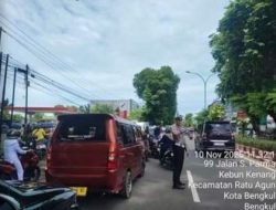 Sat Lantas Polresta Bengkulu Tertibkan Antrian BBM, Berikut Stok BBM di Sejumlah SPBU