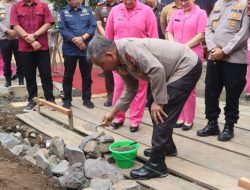 Kapolda Bengkulu Pimpin Ground Breaking Bedah Rumah ke-62 di Rejang Lebong