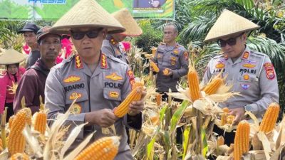 Polsek Kampung Melayu Gelar Panen Raya Jagung Serentak Kuartal III 2025