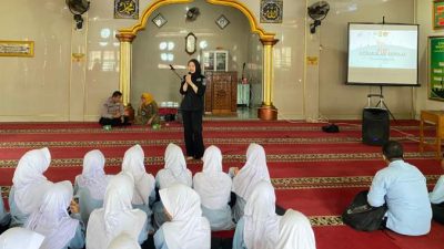 Bidhumas Polda Bengkulu Edukasi Siswa SMPN 14 soal Kenakalan Remaja