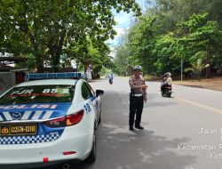 Patroli di Kawasan Wisata, Sat PJR Pastikan Arus Lalu Lintas Aman dan Lancar