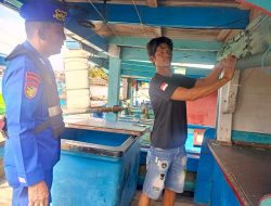 Ditpolairud Polda Bengkulu Ingatkan Nelayan Waspada Cuaca Buruk