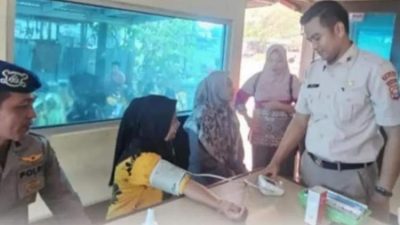 Layanan Kesehatan Gratis di Klinik Terapung Polairud, untuk Warga Pesisir Bengkulu