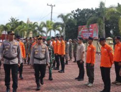 Siaga Hadapi Bencana, Polres Mukomuko Gelar Apel Kesiapsiagaan Hidrometeorologi