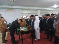 Wabup Hendri Praja Lantik 60 Pejabat, Tekankan Jabatan Adalah Amanat