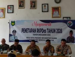 Pemdes Kota Padang Paparkan Rencana Kerja Tahun 2026
