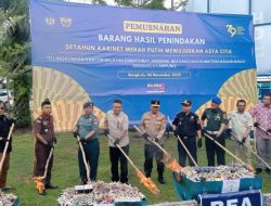Bea Cukai Bengkulu Musnahkan Barang Milik Negara Bernilai Miliar Rupiah