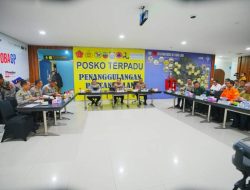 Kapolri Pimpin Rakor Bencana dengan Forkopimda Sumut
