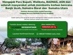 Gubernur Bengkulu Galang Bantuan untuk Korban Bencana di Sumatera, Targetkan Rp3 Miliar