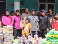 Polres Tapanuli Selatan Salurkan Bantuan untuk Korban Bencana di Reniate