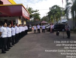 Bidpropam Sosialisasi Whistle Blower System dan SP4N LAPOR ke Personel Ditreskrimsus Polda Bengkulu