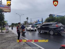 Polda BengkuluLaksanakan Pengaturan Lalin