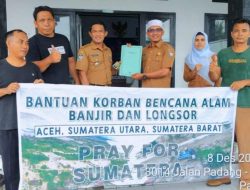 Camat XIV Koto Galang Solidaritas, Salurkan Bantuan untuk Korban Bencana di Sumatera