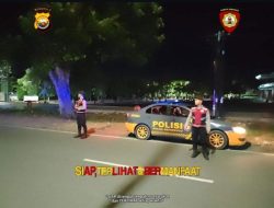 Patroli Malam Ditsamapta Polda Bengkulu Jaga Kota Tetap Kondusif
