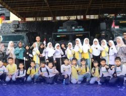 Brimob Polda Bengkulu Sambut Kunjungan Edukatif Siswa SDN 17 Kota Bengkulu