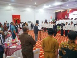 Helmi Hasan Tegaskan Pembenahan Infrastruktur Olahraga saat Pelantikan KONI Bengkulu