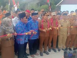 Walikota Bengkulu Resmikan Jembatan Anak Sungai Lagan