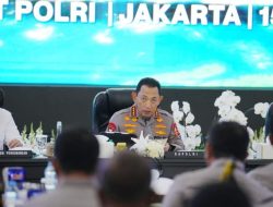 Kapolri Pimpin Rakor Lintas Sektoral, Sinergi Jadi Kunci Pengamanan Nataru