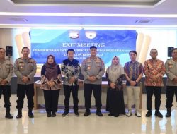 Wakapolda Bengkulu Pimpin Exit Meeting Pemeriksaan Interim Laporan Keuangan Polri TA 2025 oleh BPK RI di Polda Bengkulu