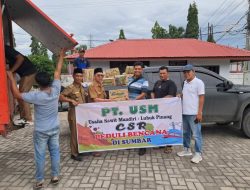 PT Usaha Sawit Mandiri Salurkan Bantuan Sembako untuk Korban Bencana di Sumatera