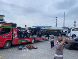Kapal PT Pelni Pembawa Pasukan dan Logistik Polri Tiba di Pelabuhan Belawan