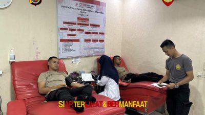 Direktorat Samapta Polda Bengkulu Gelar Donor Darah, Wujud Kepedulian untuk Masyarakat