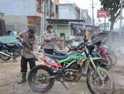 Servis dan Cuci Motor Gratis, Polres Aceh Tamiang Turunkan Bengkel Mobile Bantu Warga Terdampak Banjir